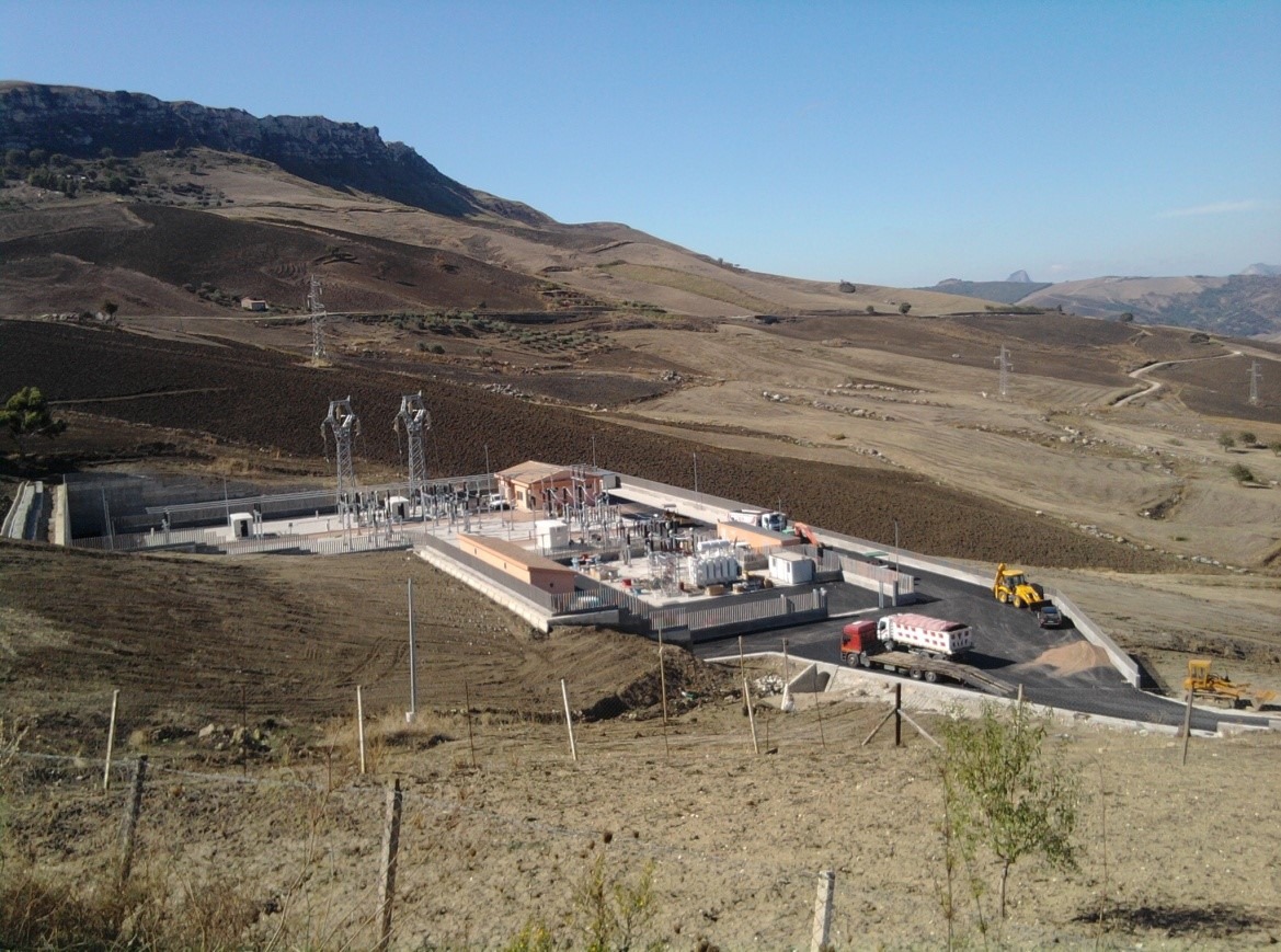 Sottostazione Elettrica a servizio del Parco Eolico
